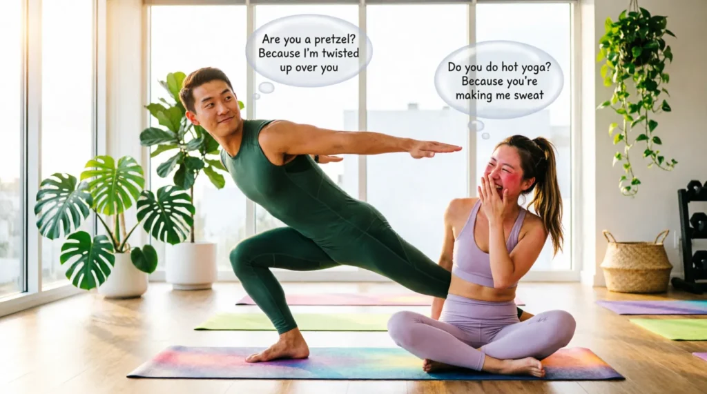 Witty Yoga Pick Up Lines