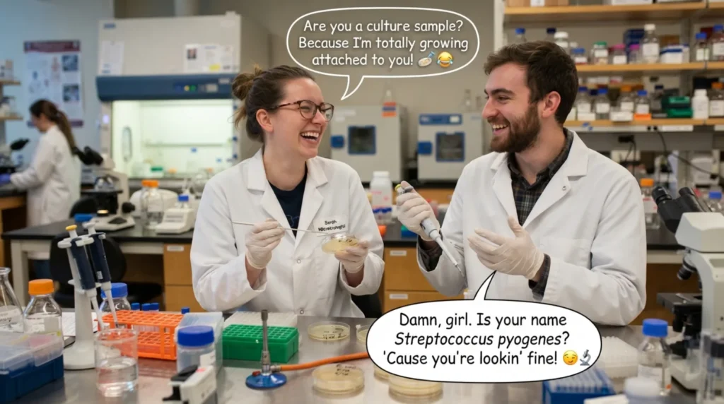Cheeky Microbiology Rizz Lines