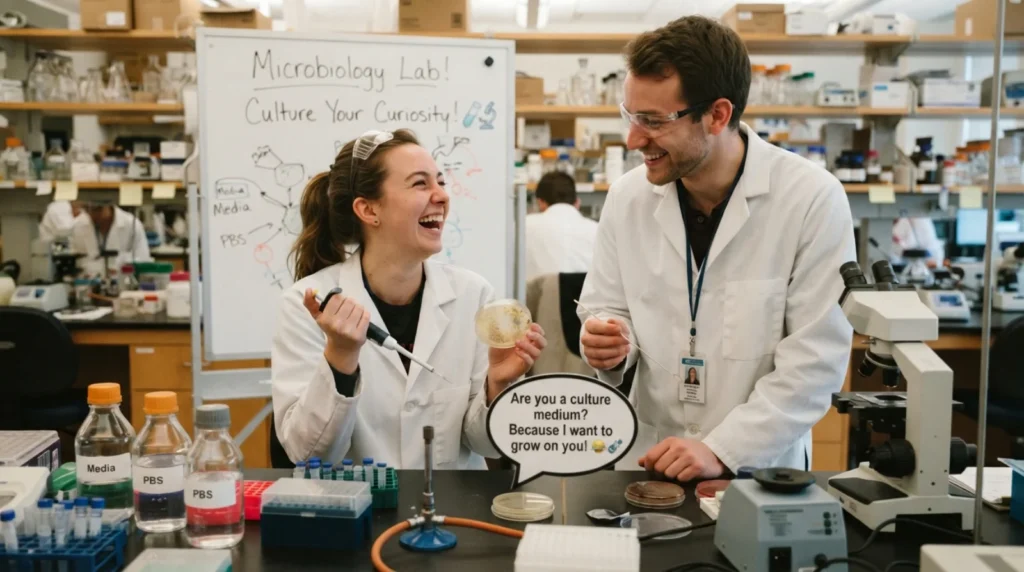 Funny Microbiology Pickup Lines 