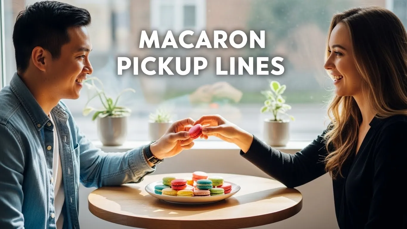 Macaron Pickup Lines