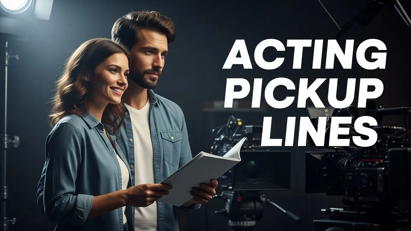 Acting Pickup Lines