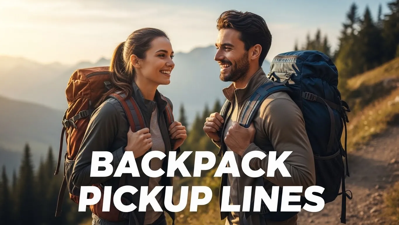 Backpack Pickup Lines