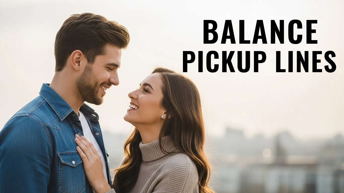 Balance Pickup Lines
