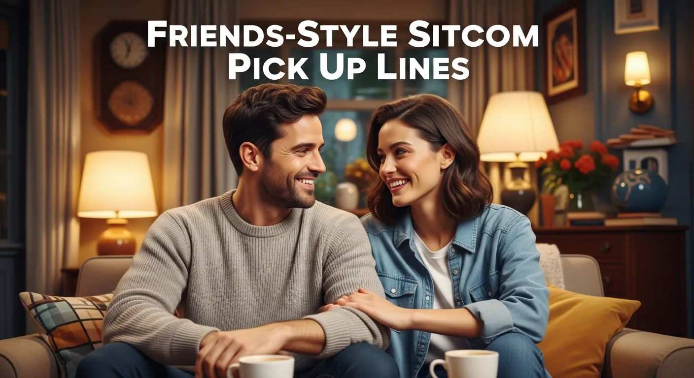 Friends-Style Sitcom Pick Up Lines