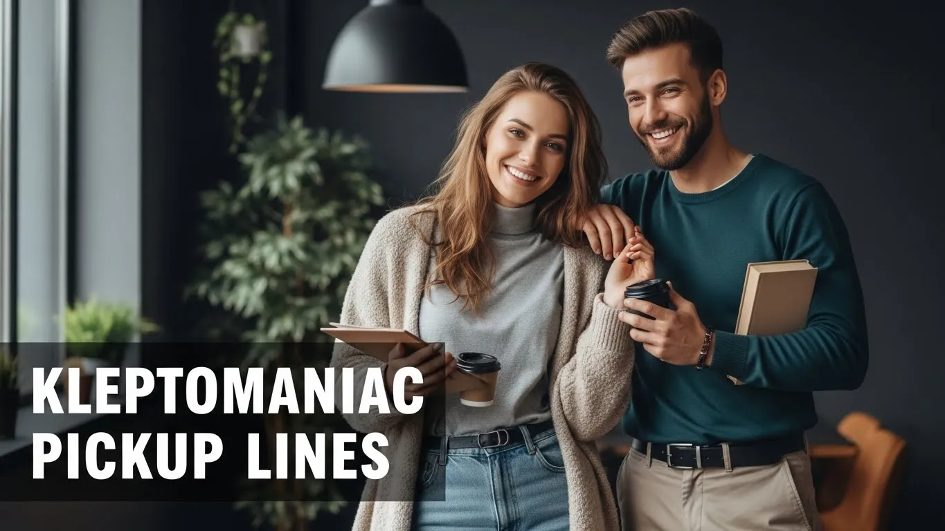 Kleptomaniac Pickup Lines