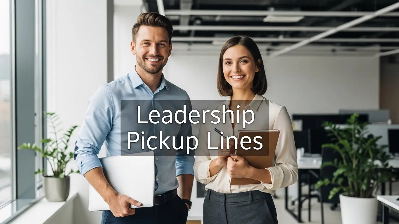 Leadership Pickup Lines