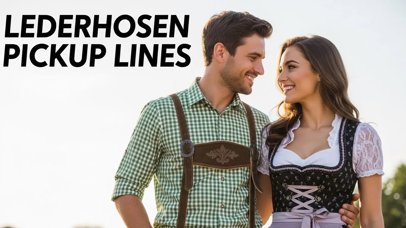 Lederhosen Pickup Lines