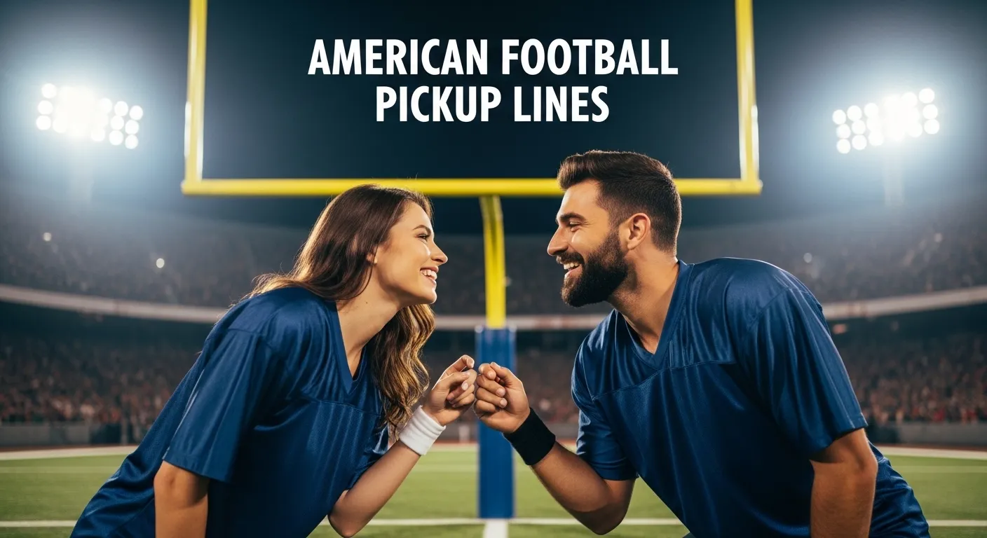 American Football Pickup Lines
