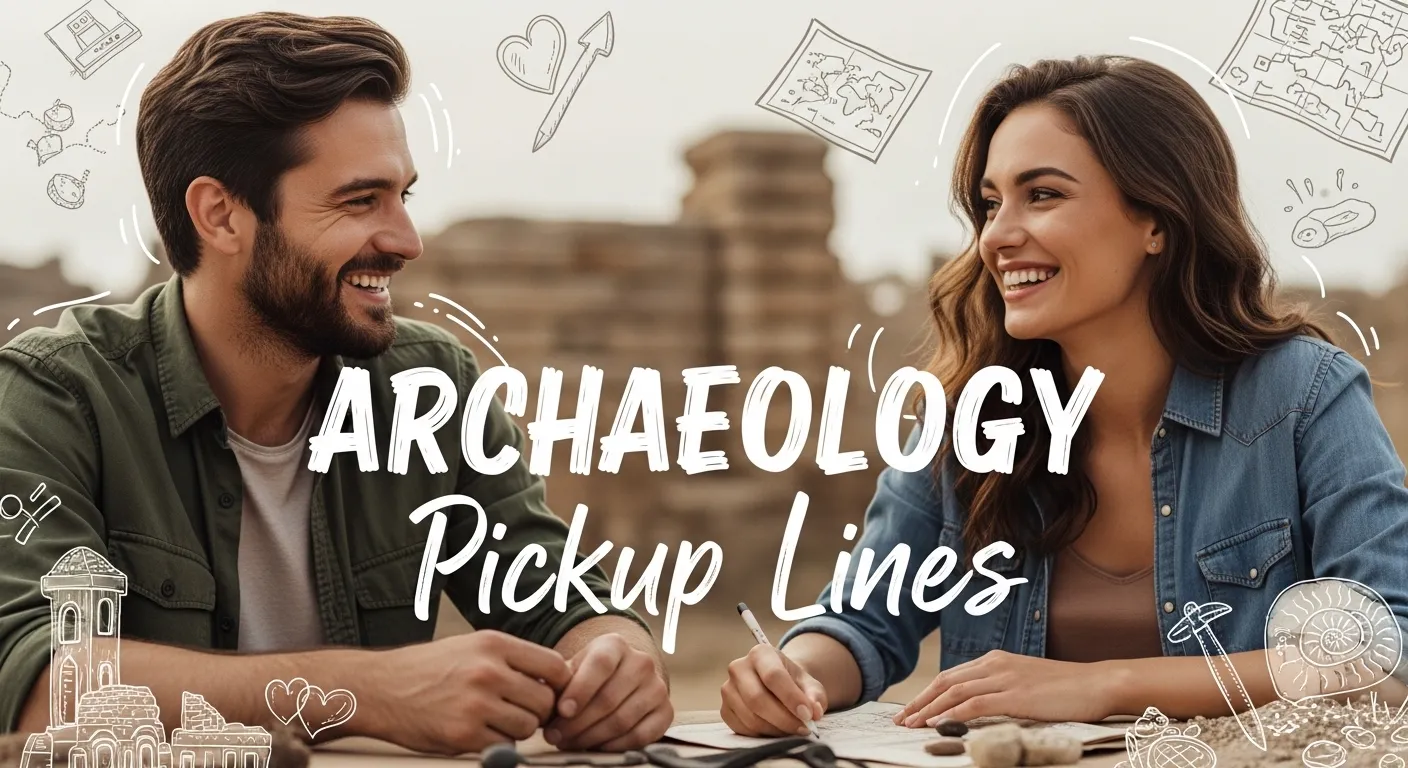Archaeology Pickup Lines