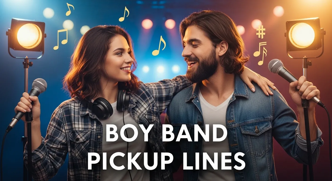 Boy Band Pickup Lines