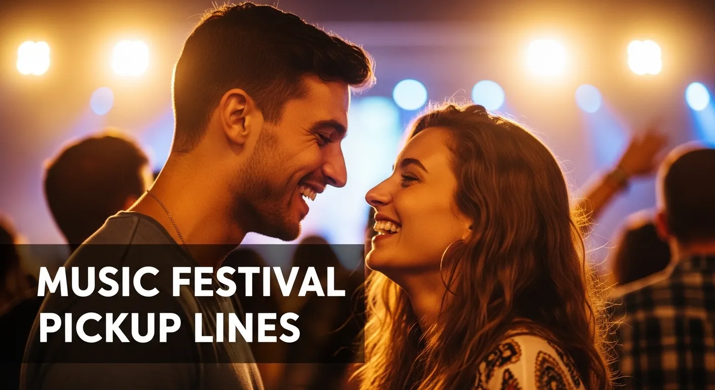 Music Festival Pickup Lines