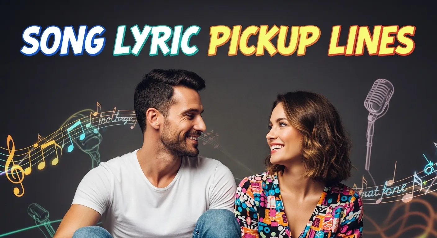 Song Lyric Pickup Lines