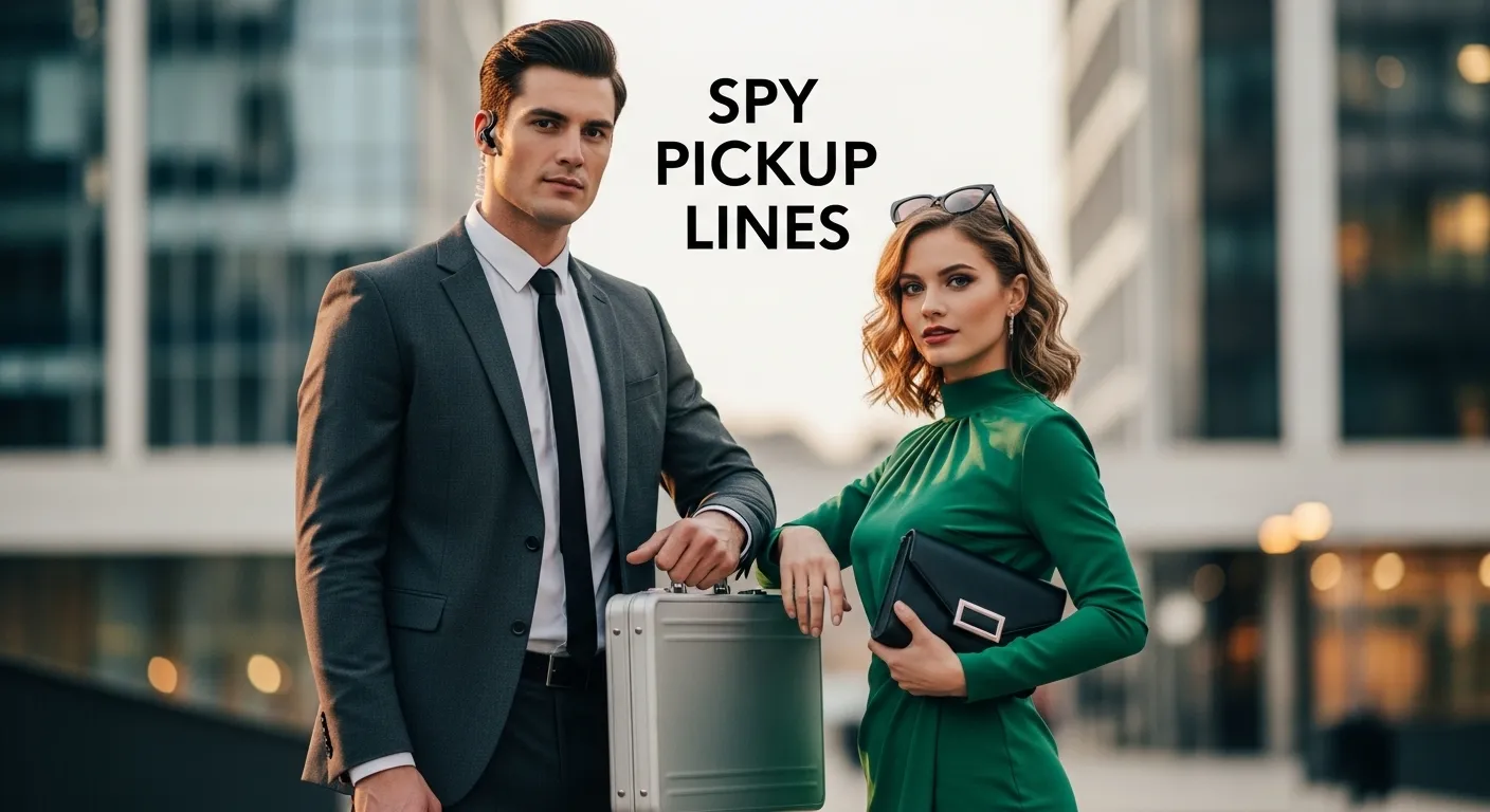 Spy Pickup Lines