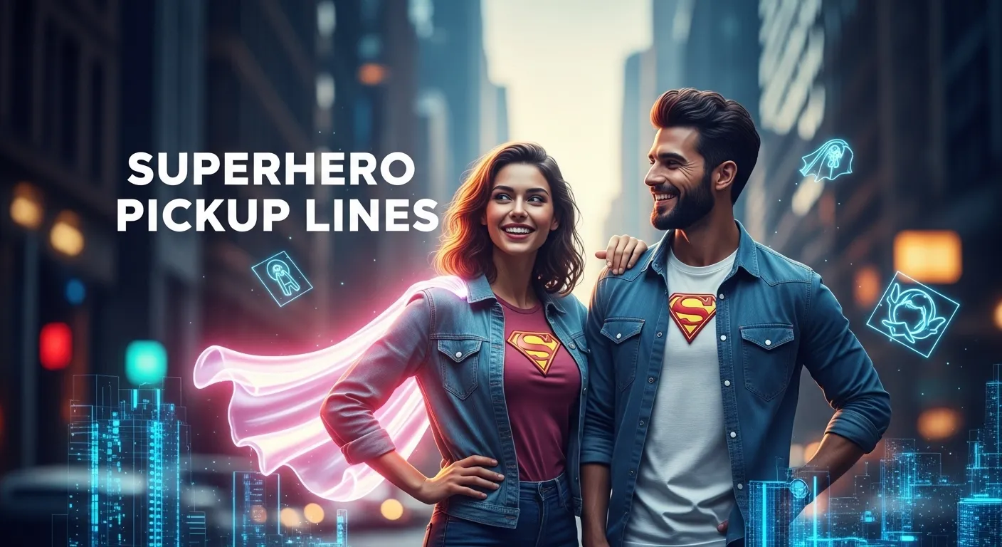 Superhero Pickup Lines