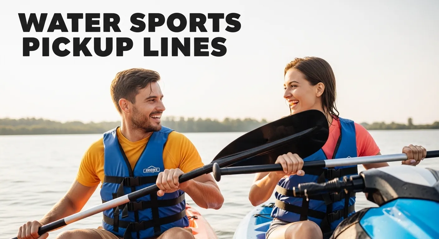 Water Sports Pickup Lines