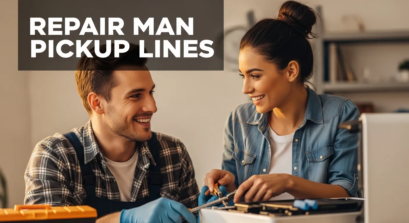 Repair Man Pickup Lines