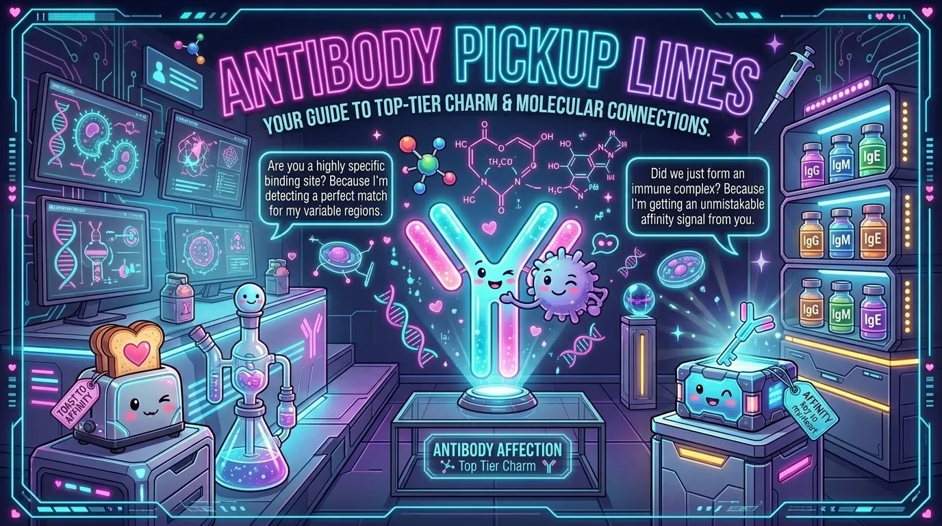 Antibody Pickup Lines