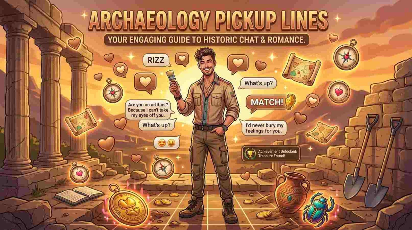 Archaeology Pickup Lines