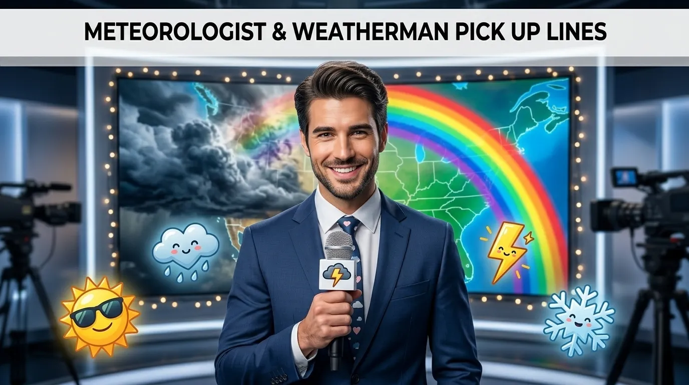 Meteorologist & Weatherman Pick Up Lines