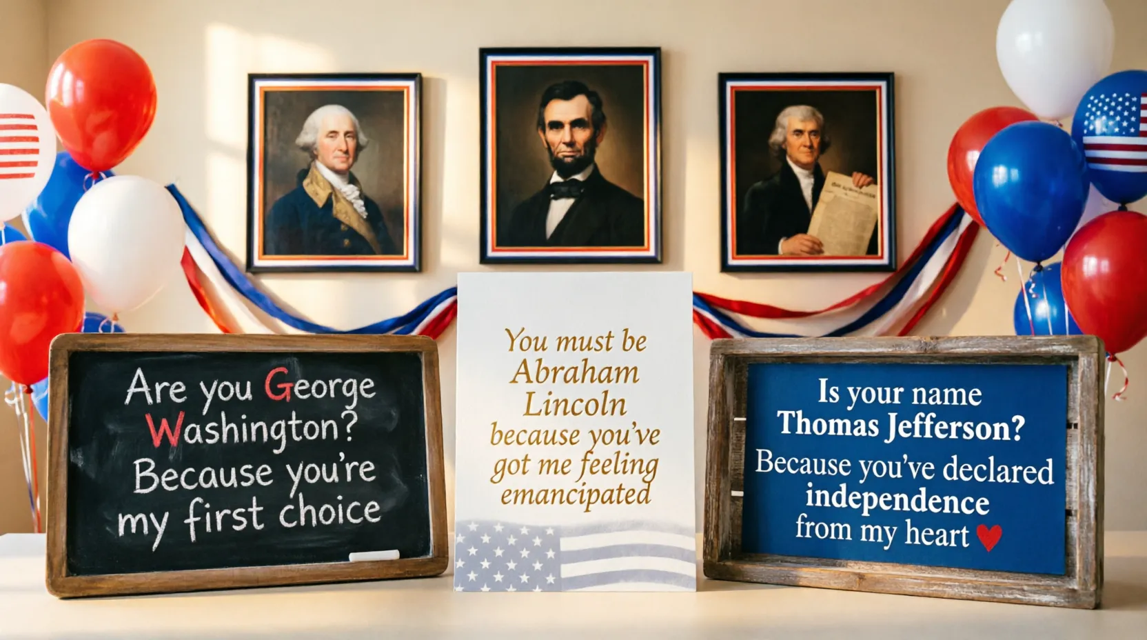 Presidents’ Day Pick Up Lines
