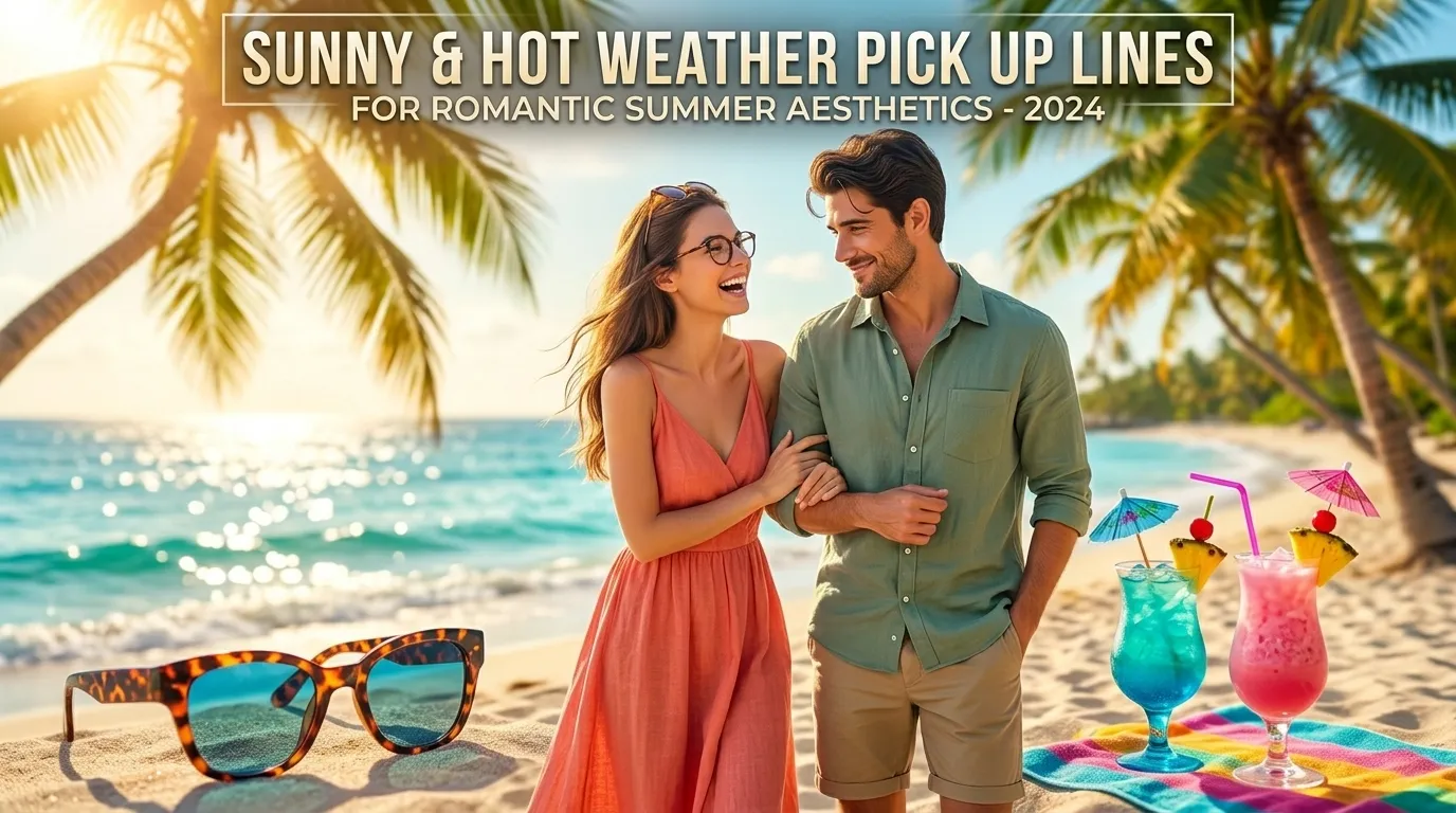 Sunny & Hot Weather Pick Up Lines